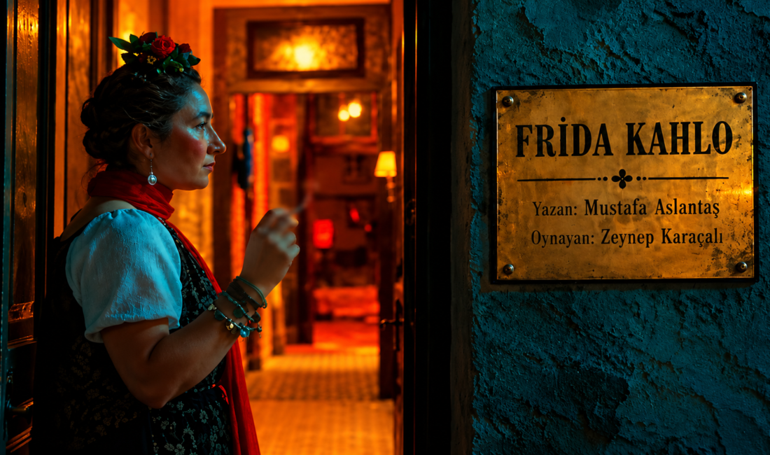 Frida Kahlo’nun Unutulmaz Yaşam Mücadelesi Malatya Sahnesinde Dünyaca ünlü Meksikalı ressam Frida Kahlo’nun acılarla, tutkuyla ve büyük