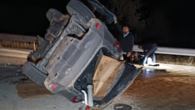 Malatya’da Hekimhan-Malatya karayolunda cipin beton mikserine çarpması sonucu meydana gelen