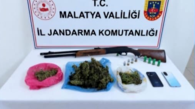 Malatya’nın Hekimhan ilçesinde Jandarma Suç Araştırma Timi (JASAT) ve ilçe