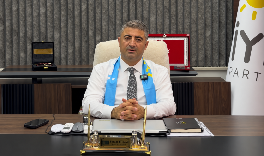 İYİ Parti Malatya İl Başkanı Serdar Yıldız, yaşanan sağanak yağış