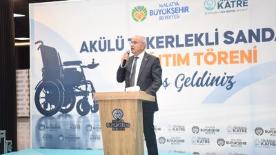 Malatya’da 80 Engelli Bireye Akülü Tekerlekli Sandalye Desteği Malatya Büyükşehir Belediyesi ile Hollanda merkezli KATRE Vakfı iş birliğinde,