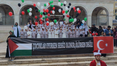 Malatya’da 4-6 yaş Kur’an kursu öğrencileri için düzenlenen Âmin Alayı