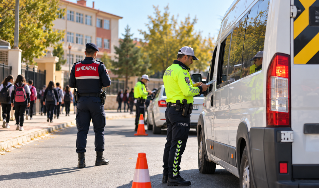 Malatya’da Okul Servislerine Denetim: 58 Araca 290 Bin TL Ceza Malatya’da polis ve jandarma ekiplerince okul çevreleri ile öğrenci servislerine