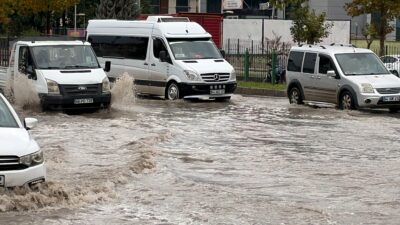 Malatya’da Meteoroloji’nin sarı kodlu uyarısının ardından etkili olan kısa süreli