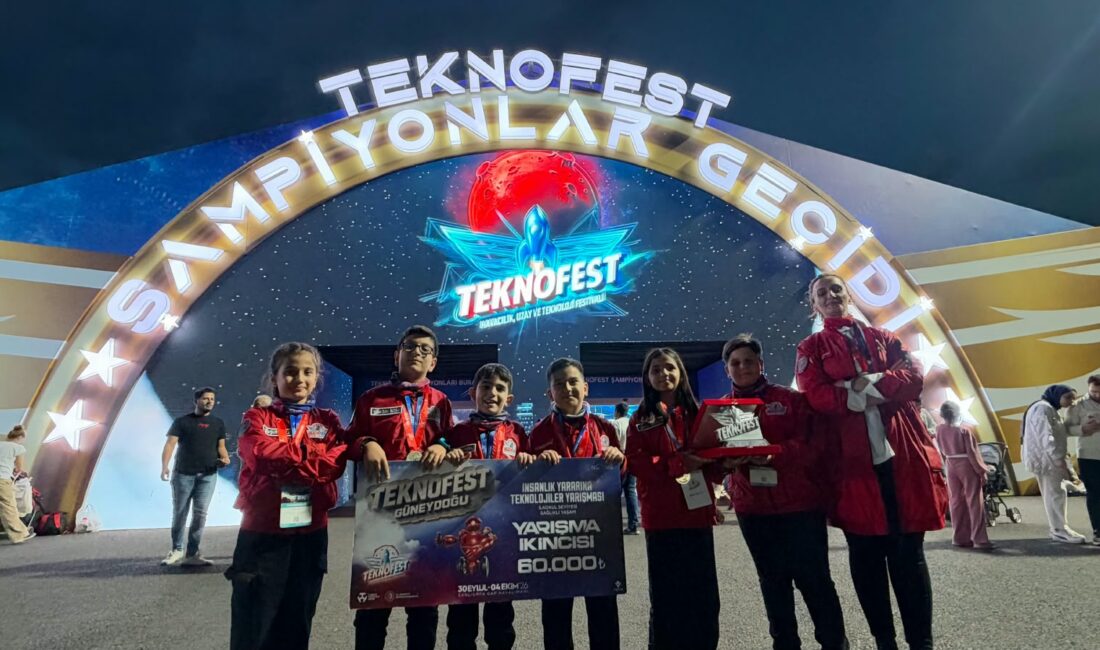Malatya’dan TEKNOFEST’te Türkiye İkinciliği Malatya Kazım Karabekir İlkokulu öğrencilerinin madencilerin güvenliği için geliştirdiği “Nefes