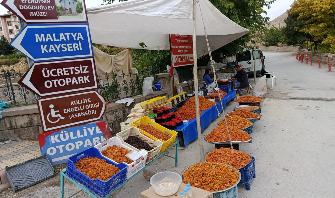 Somuncu Baba Yolunda Yöresel Ürünlere Ziyaretçi İlgisi Malatya’nın Darende ilçesinde bulunan Somuncu Baba Külliyesi’ni ziyaret eden vatandaşlar,