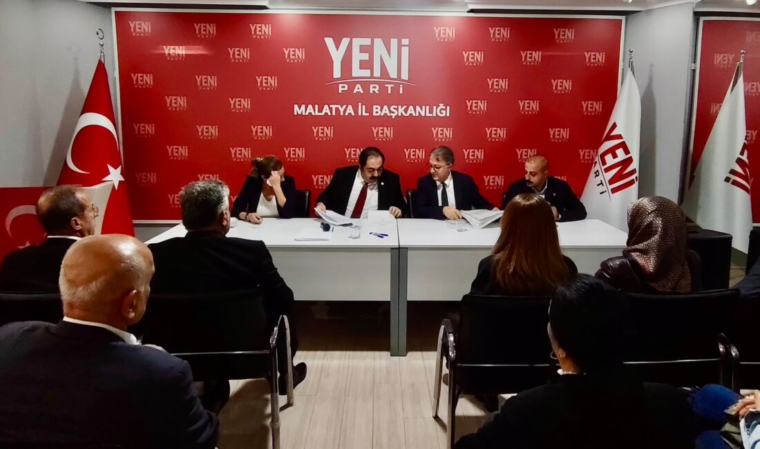 YENİ Parti Malatya İl Başkanlığı tarafından 18 Ekim Pazar günü